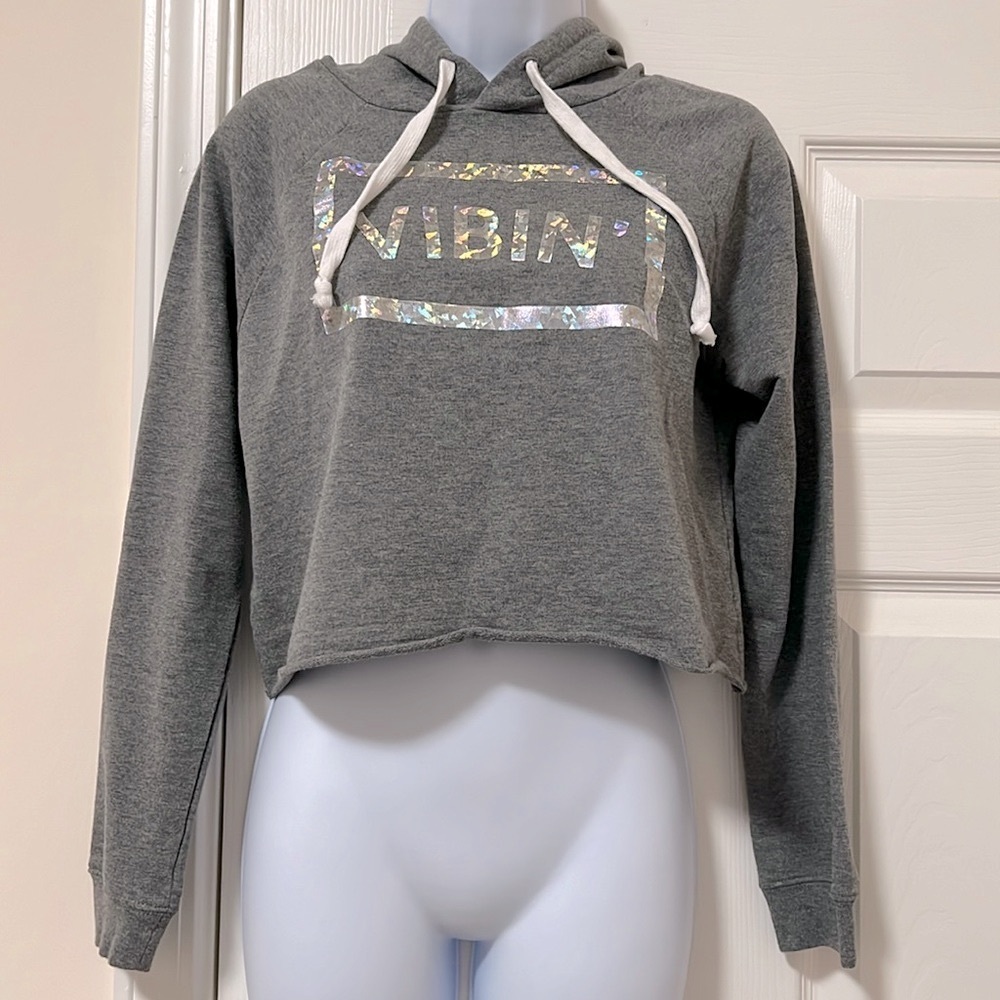 Cold Crush Cropped VIBIN’Hoodie (EUC)